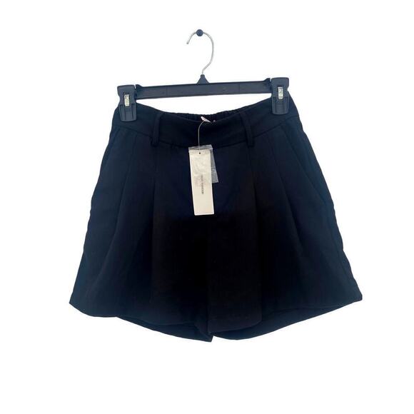 Urban Outfitters Pants - Urban Outfitters XS Black Viscose Blend High Waisted Shorts NEW